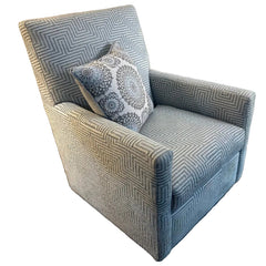 Rowe Furniture Carlyn Upholstered Swivel Glider with Coordinating Pillow, Sku 033801