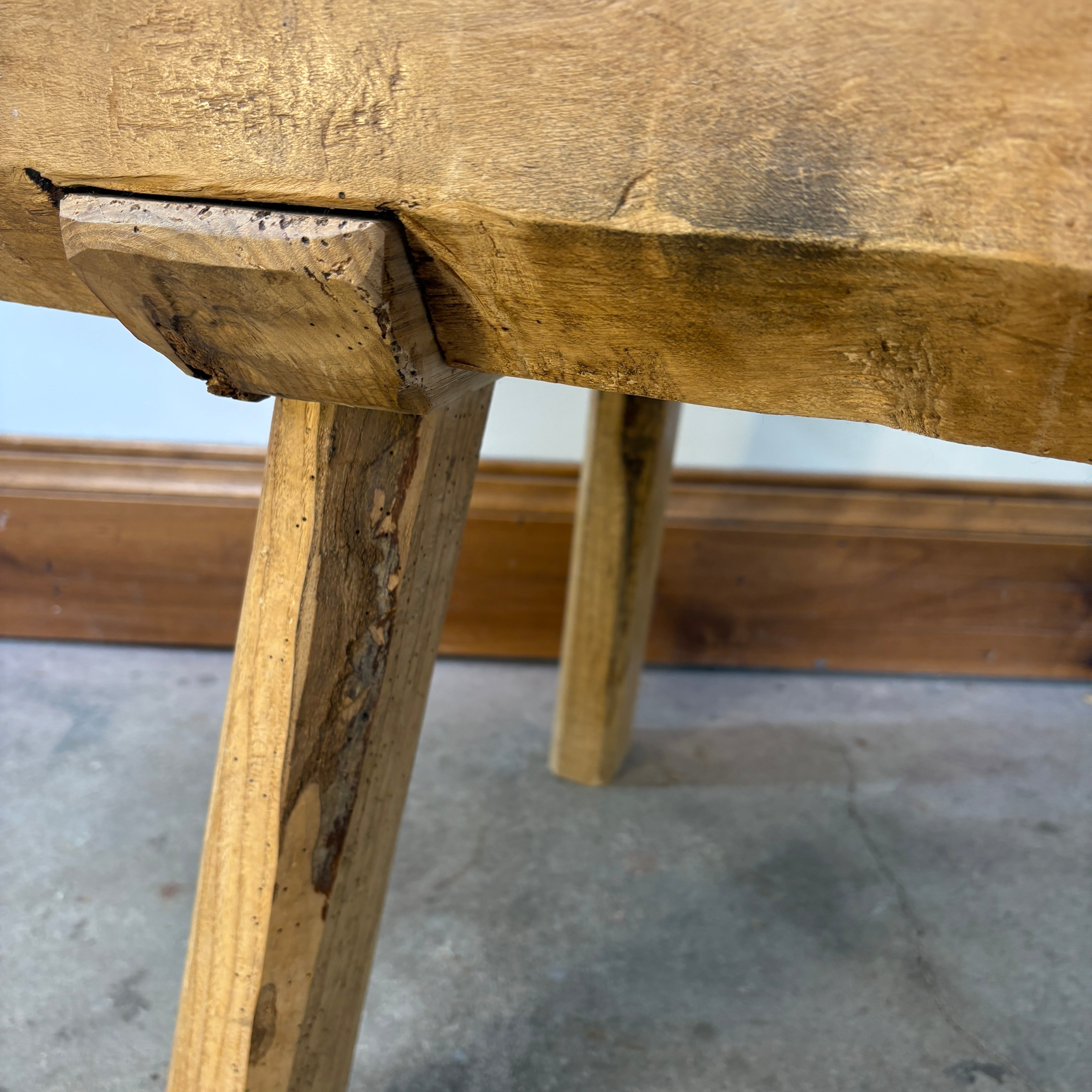 Rustic Butcherblock Top Coffee Table, Sku 033106