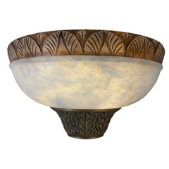 Alabaster Stone Wall Light Sconce, Sku 033551