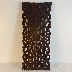 Hand Carved Asian Teak Wall Art, Sku 034051