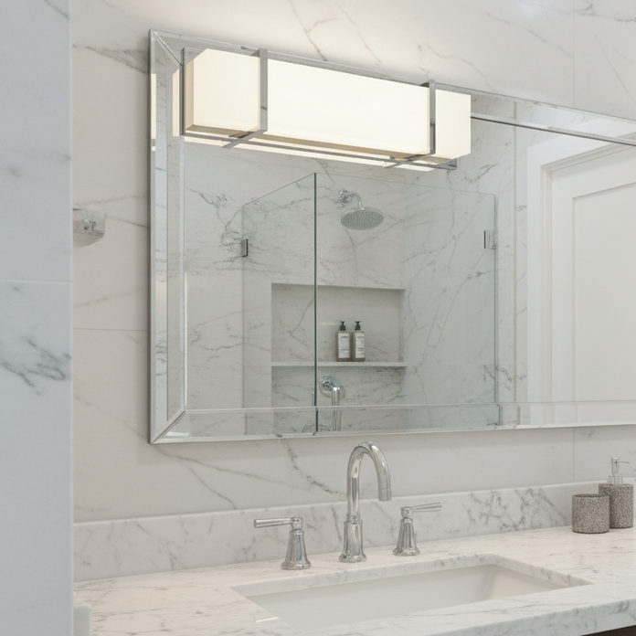 Kuzco Chrome Vanity Light, Sku 033497