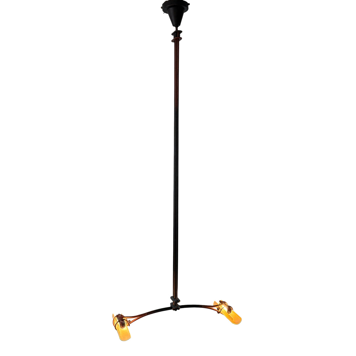 Bronze Double Sided Pendant Light, Italian, Sku: 033171