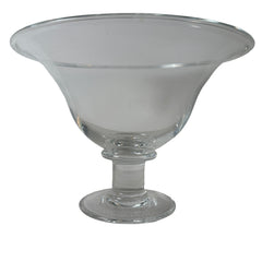 Simon Pierce Crystal "Shelburne" Footed Pedestal Compote, Sku 033109