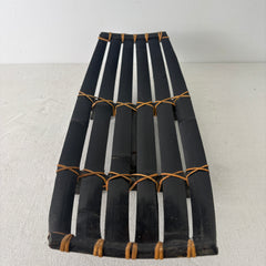 Split Bamboo Canoe Shaped Basket, Sku: 033204