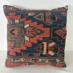 Kilim Pillow, Small Square, Down Filled, Sku: 033134