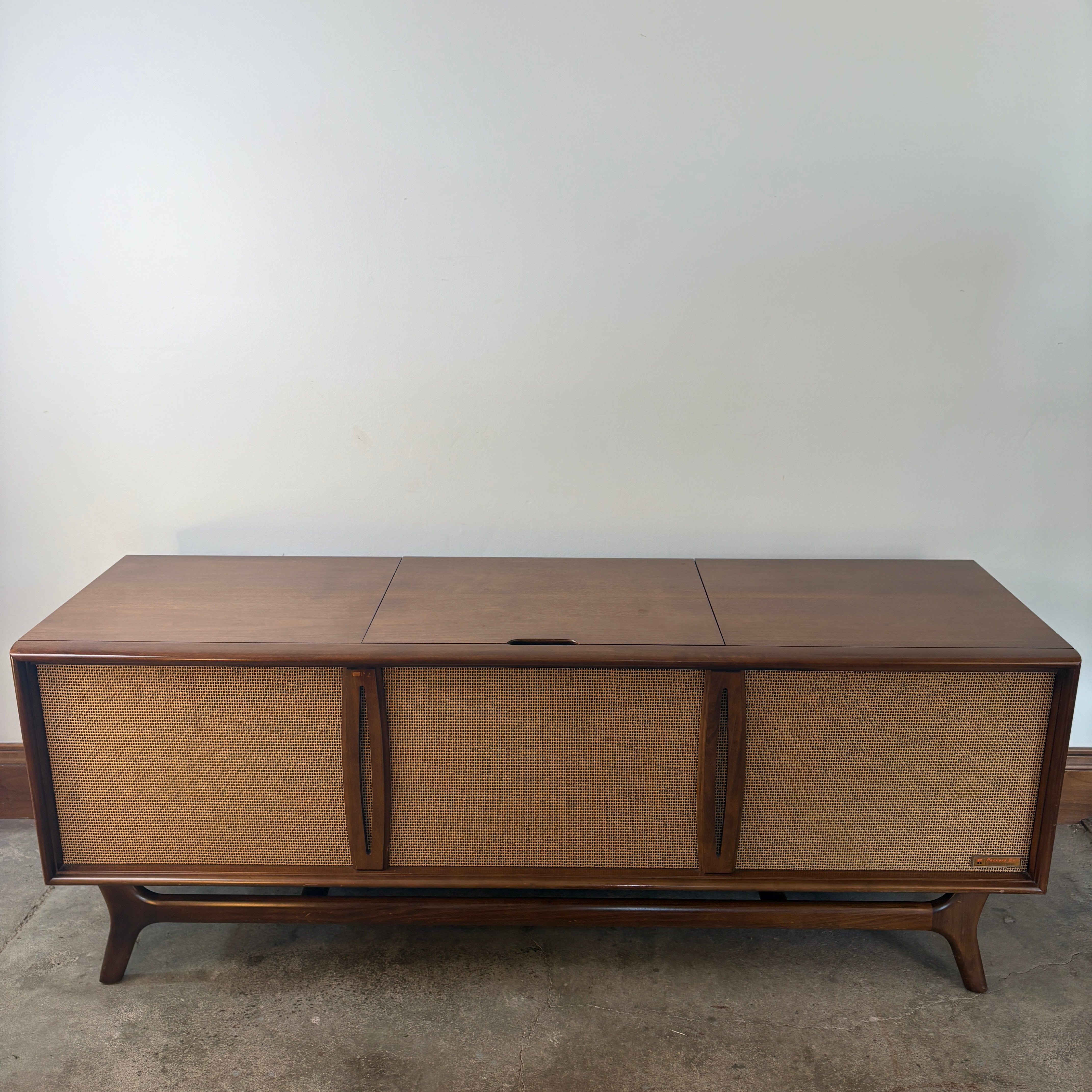 Packard Bell Vintage Stereo Console, MCM, Functioning, Sku: 033045
