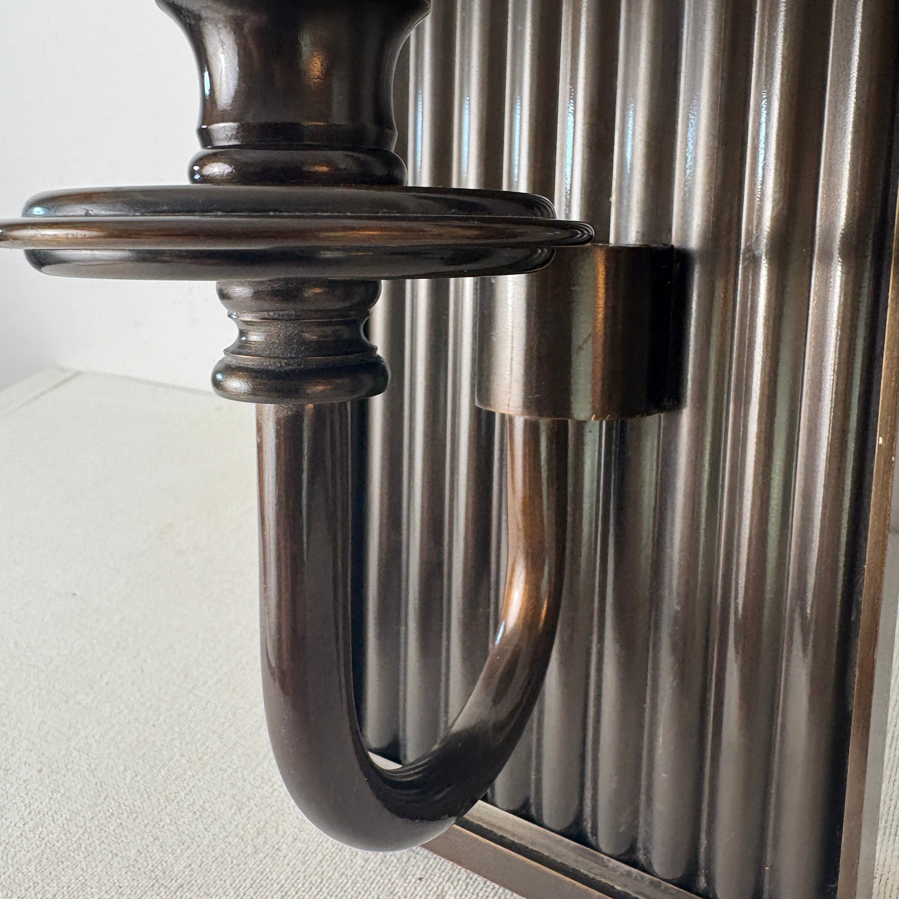 Louis & Baldinger & Sons Bronze Sconces, Sku 033149