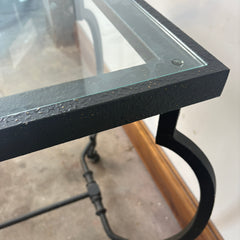 Metal & Glass Couch Table, Sku: 033126