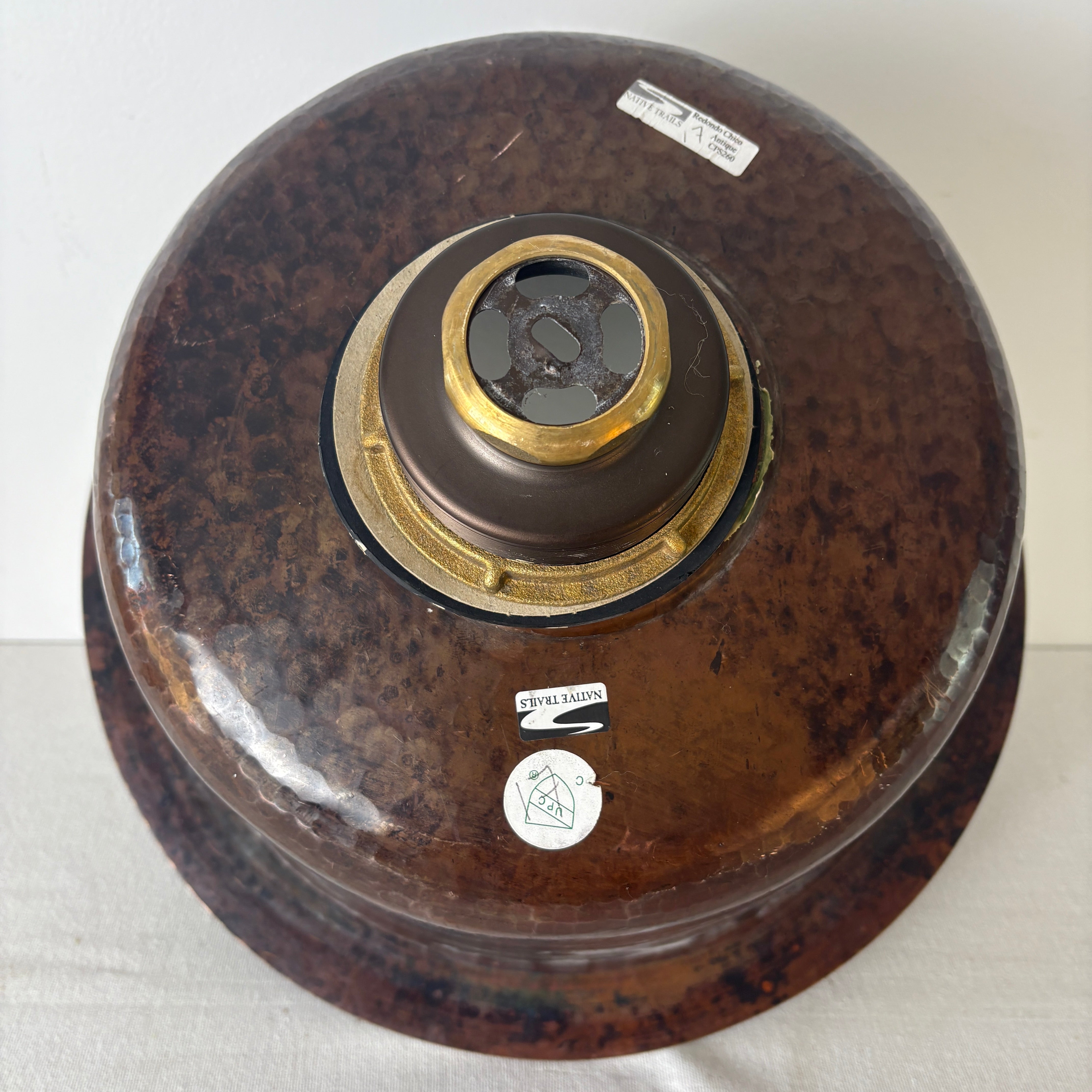 Native Trails Copper Round Bar Sink, Sku 033009