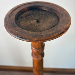 Tall Wooden Candleholder, Sku: 033150