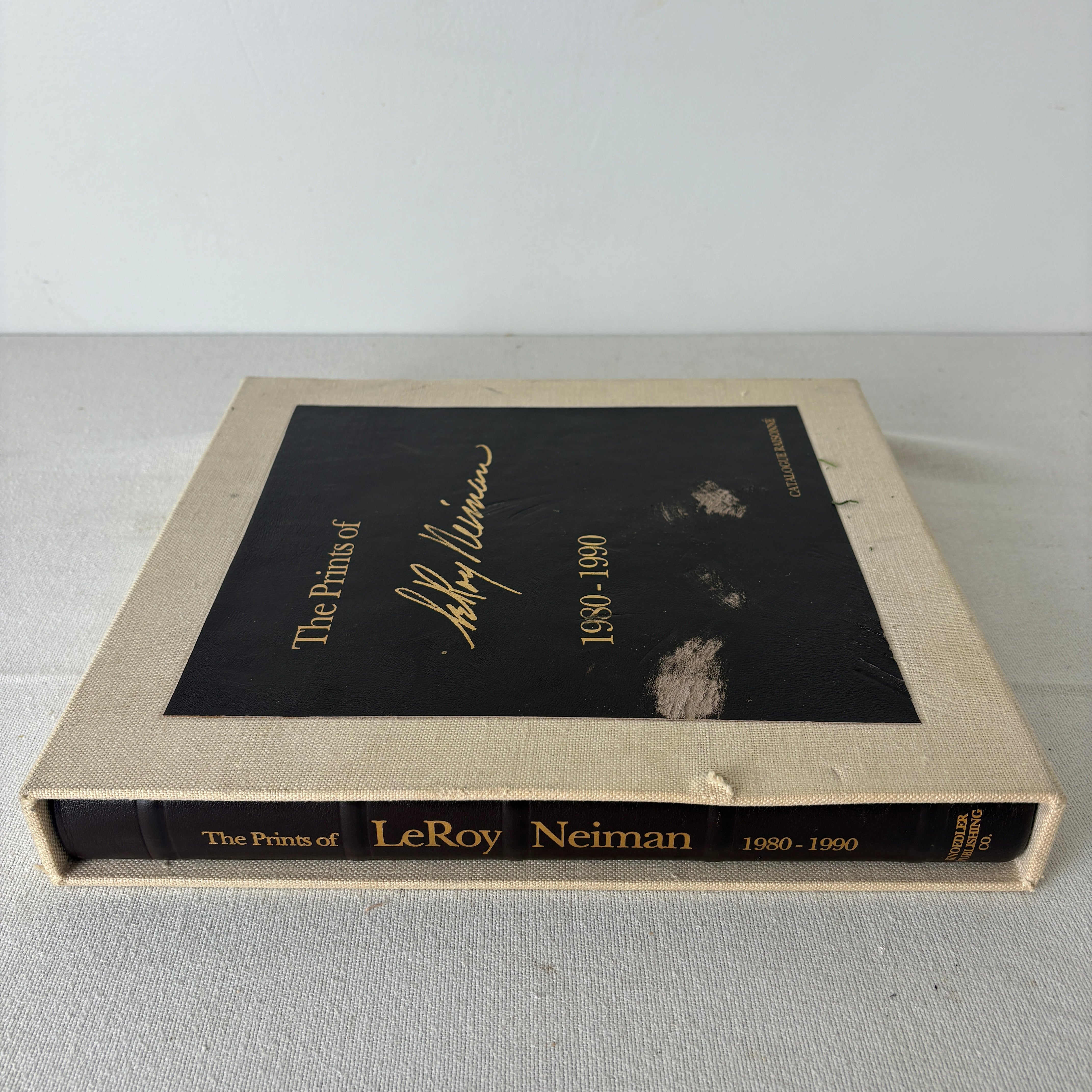 Hardcover Book "The Prints of Leroy Neiman" Signed by Artist 90/580, Sku 032994