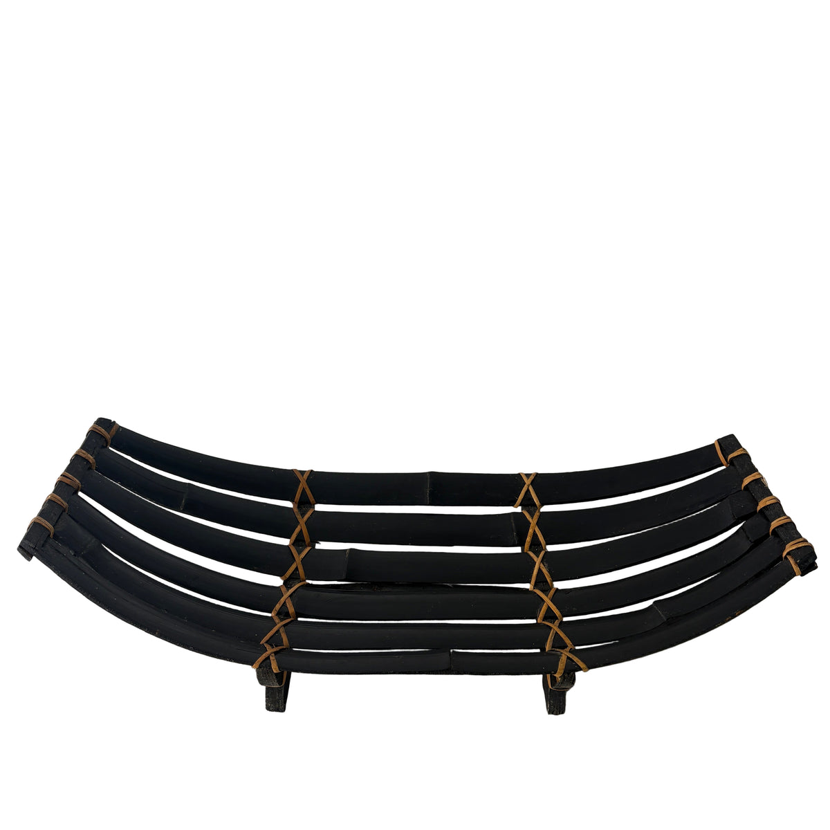 Split Bamboo Canoe Shaped Basket, Sku: 033204