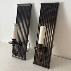 Louis & Baldinger & Sons Bronze Sconces, Sku 033149