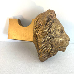 Set of 3 Golden Kirsch Lion's Head Curtain Rod Holder, Sku: 033279