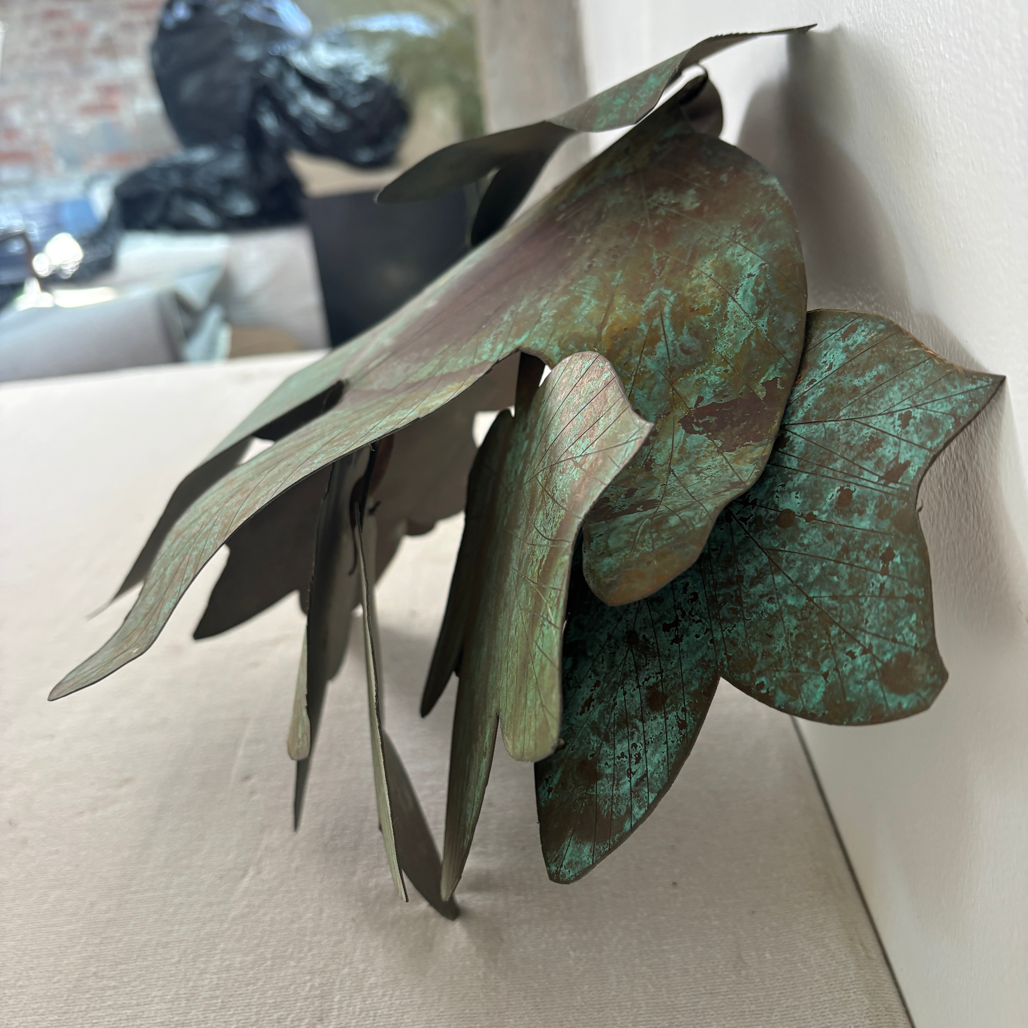 Copper Handmade Sconce Cover, Sku: 033170