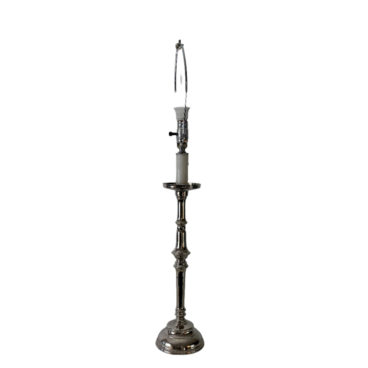 Silver Base Table Lamp, Sku 033116