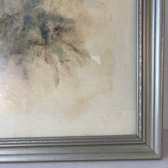 Poppy Art Print Under Glass in Frame, Sku: 033140