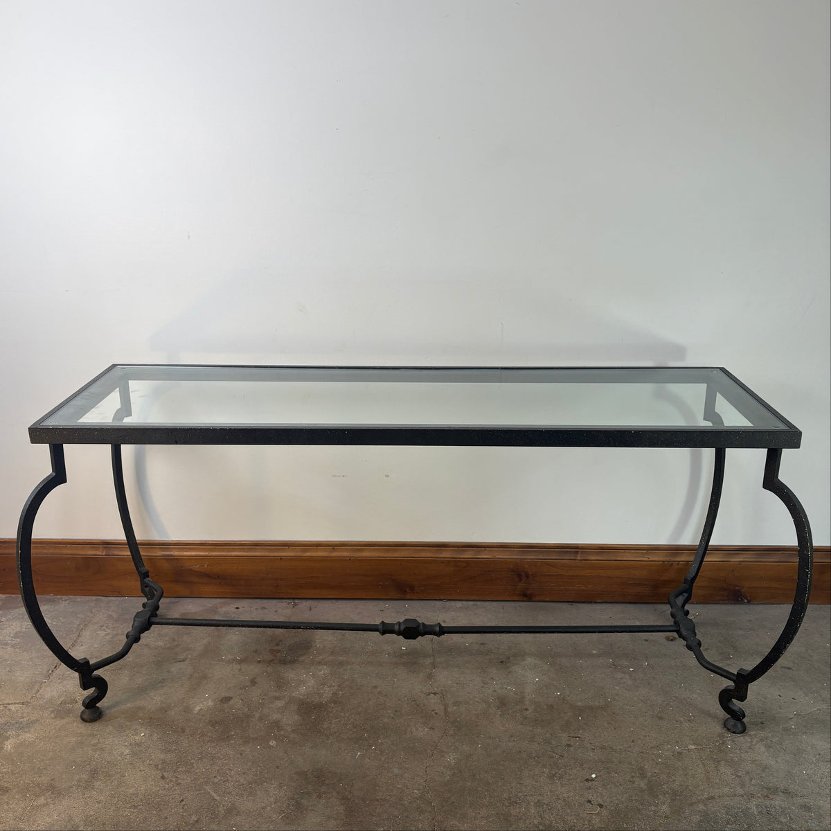 Metal & Glass Couch Table, Sku: 033126