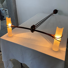 Bronze Double Sided Pendant Light, Italian, Sku: 033171