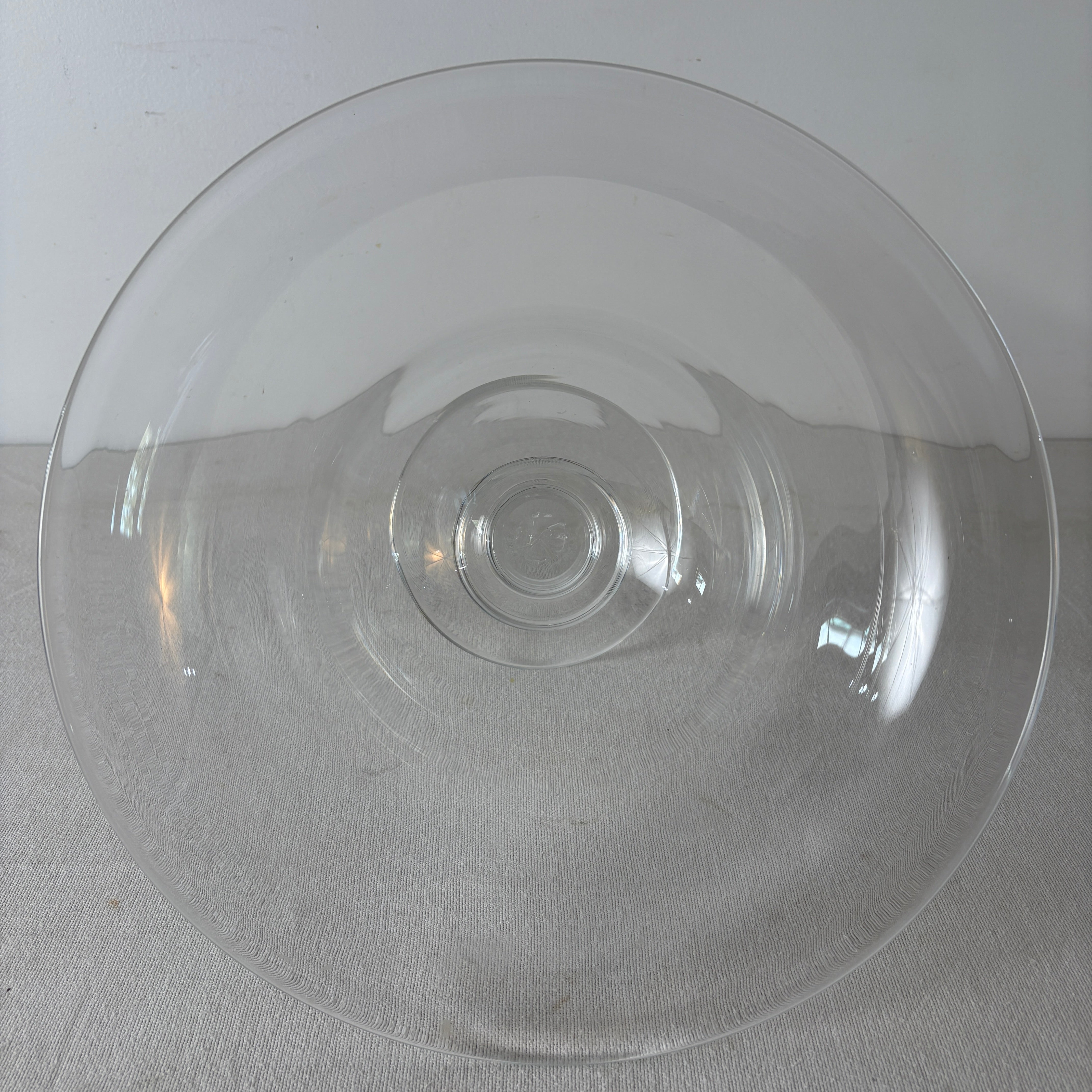 Simon Pierce Crystal "Shelburne" Footed Pedestal Compote, Sku 033109