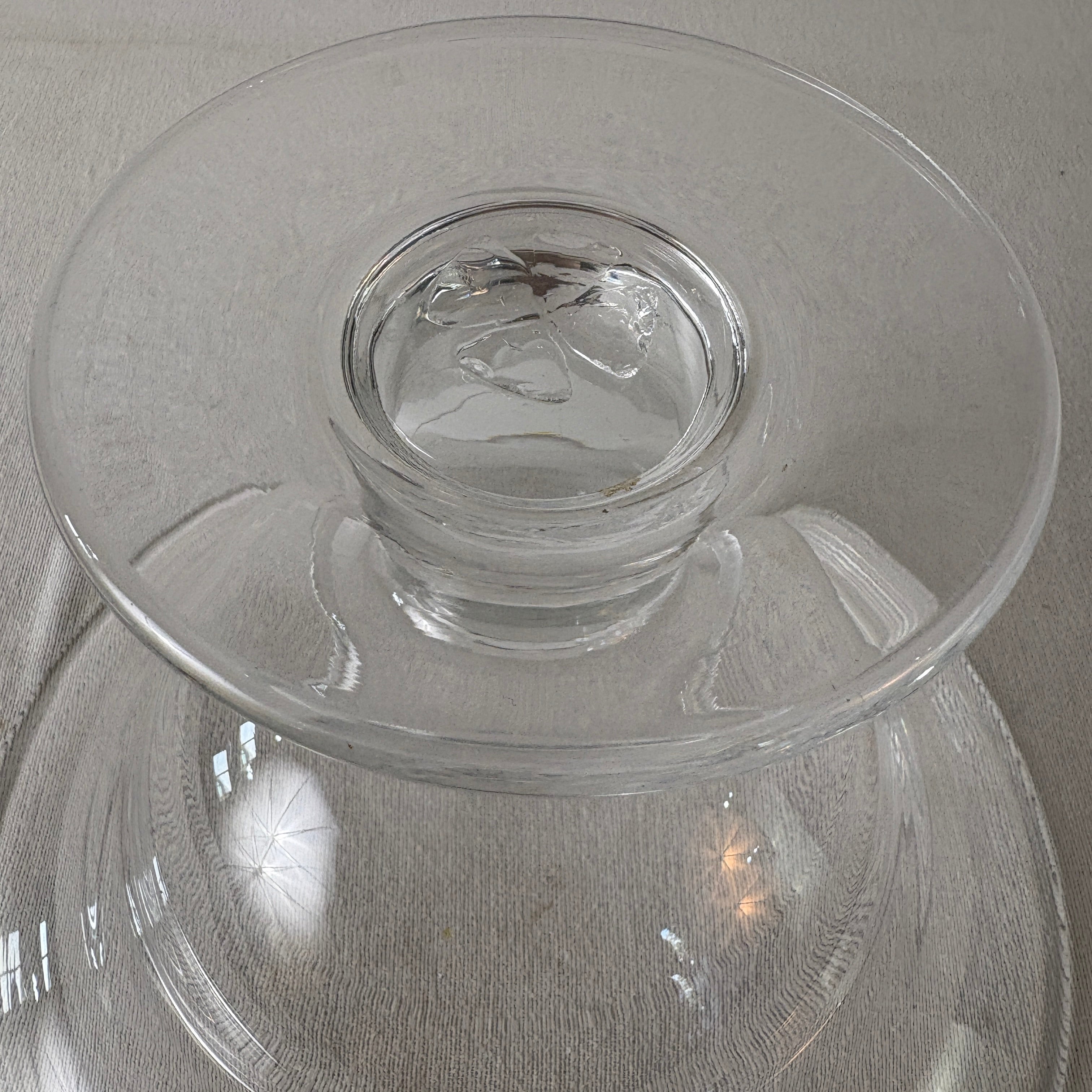 Simon Pierce Crystal "Shelburne" Footed Pedestal Compote, Sku 033109