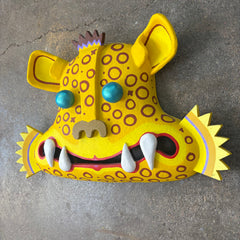 Ceramic created and painted by Max Lehman, Leopard. Sku, 032986