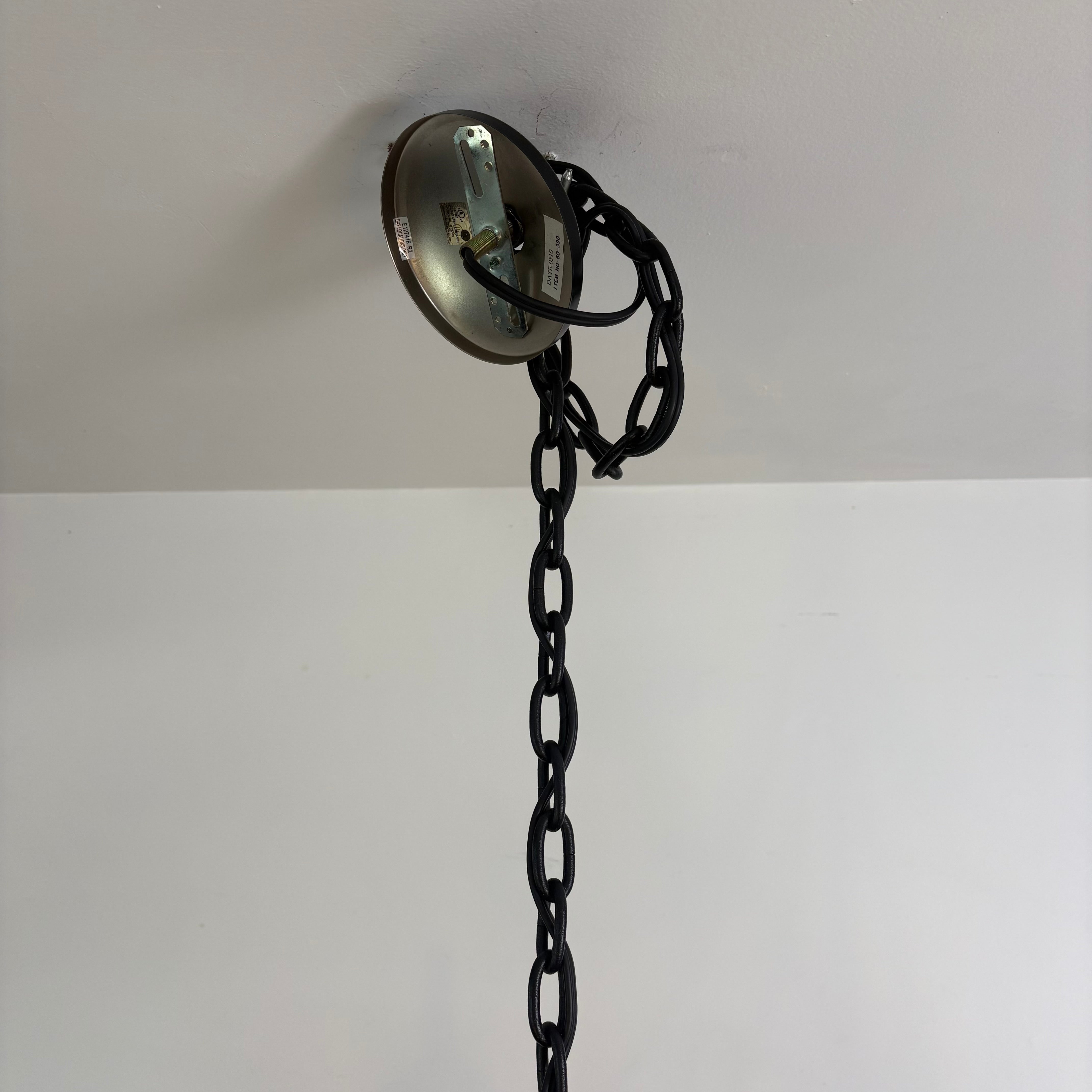 Stone County Ironworks / Urban Forge 4 Arm Chandelier "Jacksonport" Artisan Created,  Black, Sku: 032979