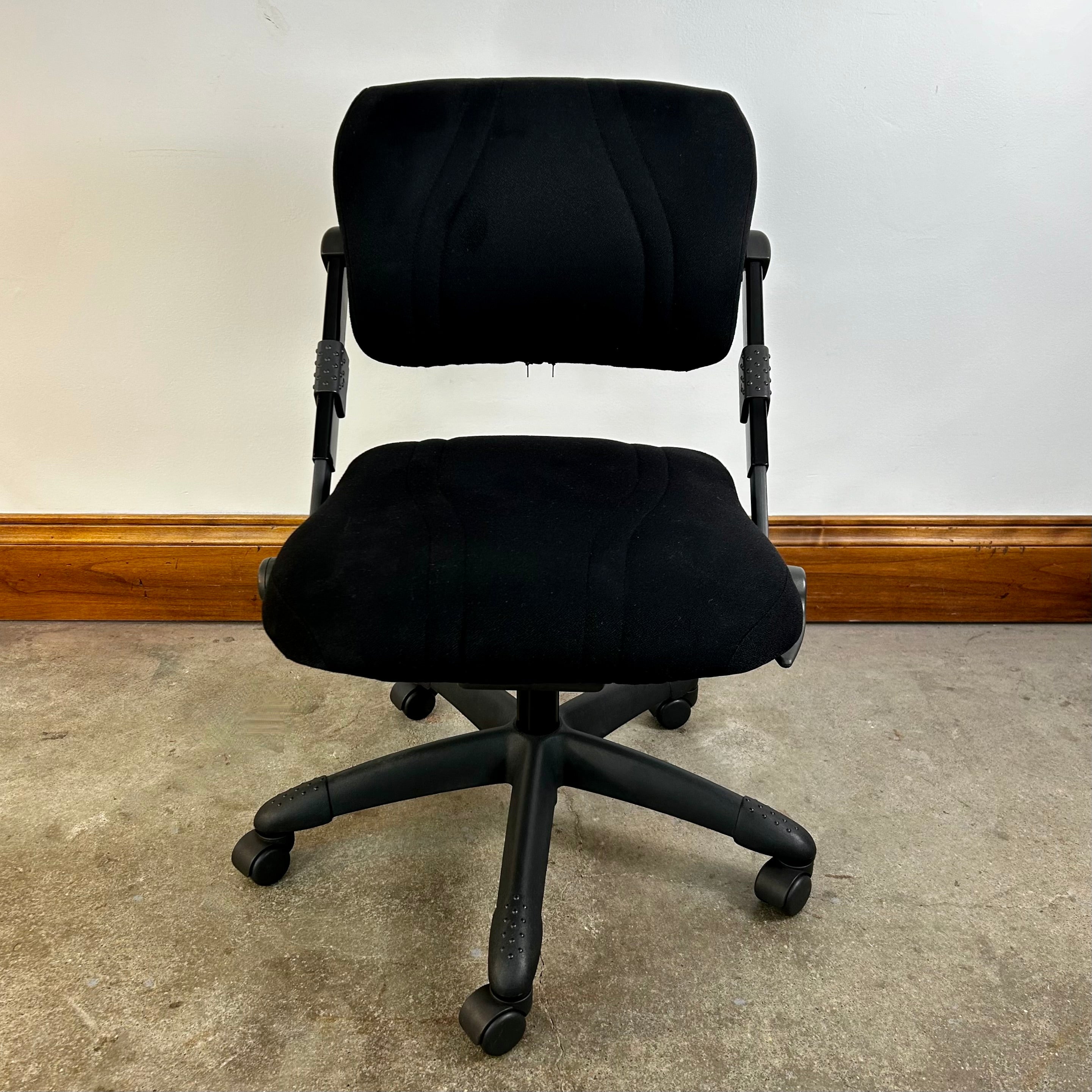 Hag Swivel Office Chair, Black, Five Feet, Adjustable