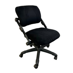 Hag Swivel Office Chair, Black, Five Feet, Adjustable