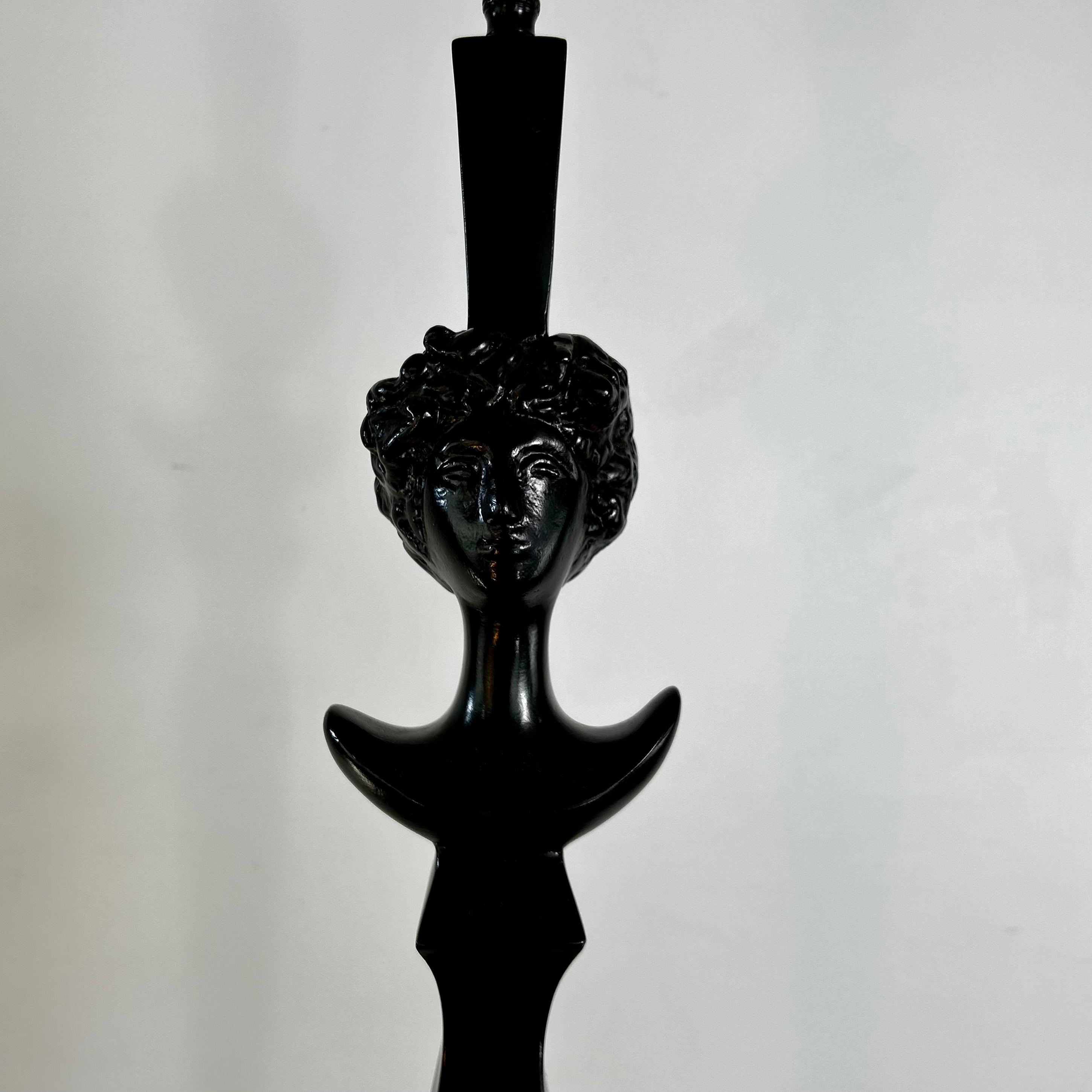 Alberto Giacometti Floor Lamp, Bronze, Double Socket