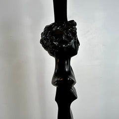 Alberto Giacometti Floor Lamp, Bronze, Double Socket