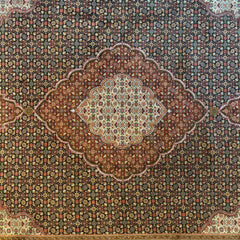 Silk Area Rug, Primarily Blue, Red, Sku: 033336