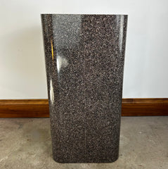 Pedestal in Formica with a Granite-Look, Rectangle Shape