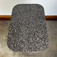 Pedestal in Formica with a Granite-Look, Rectangle Shape