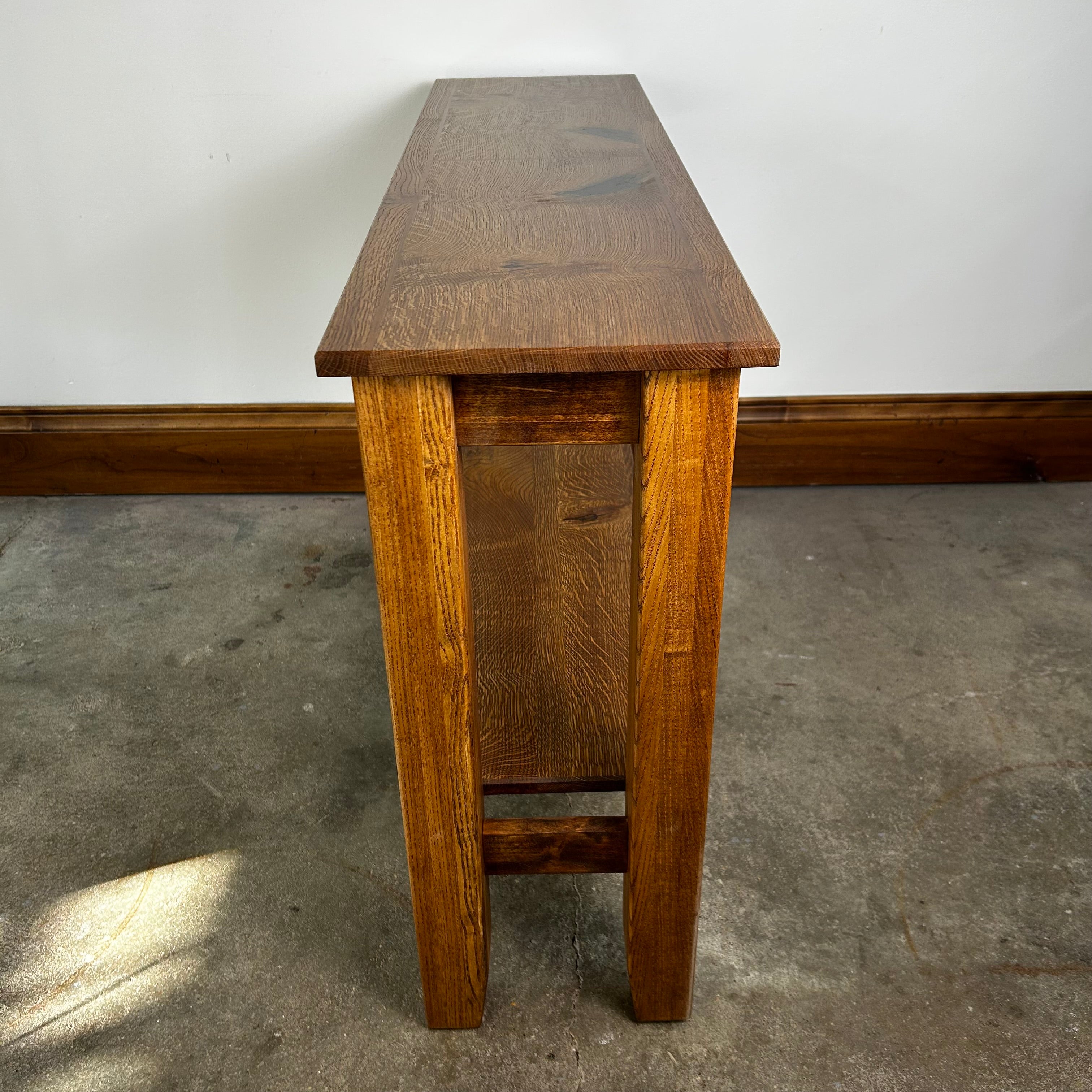 Table, Entry Table, Oak Wood, Hand Crafted