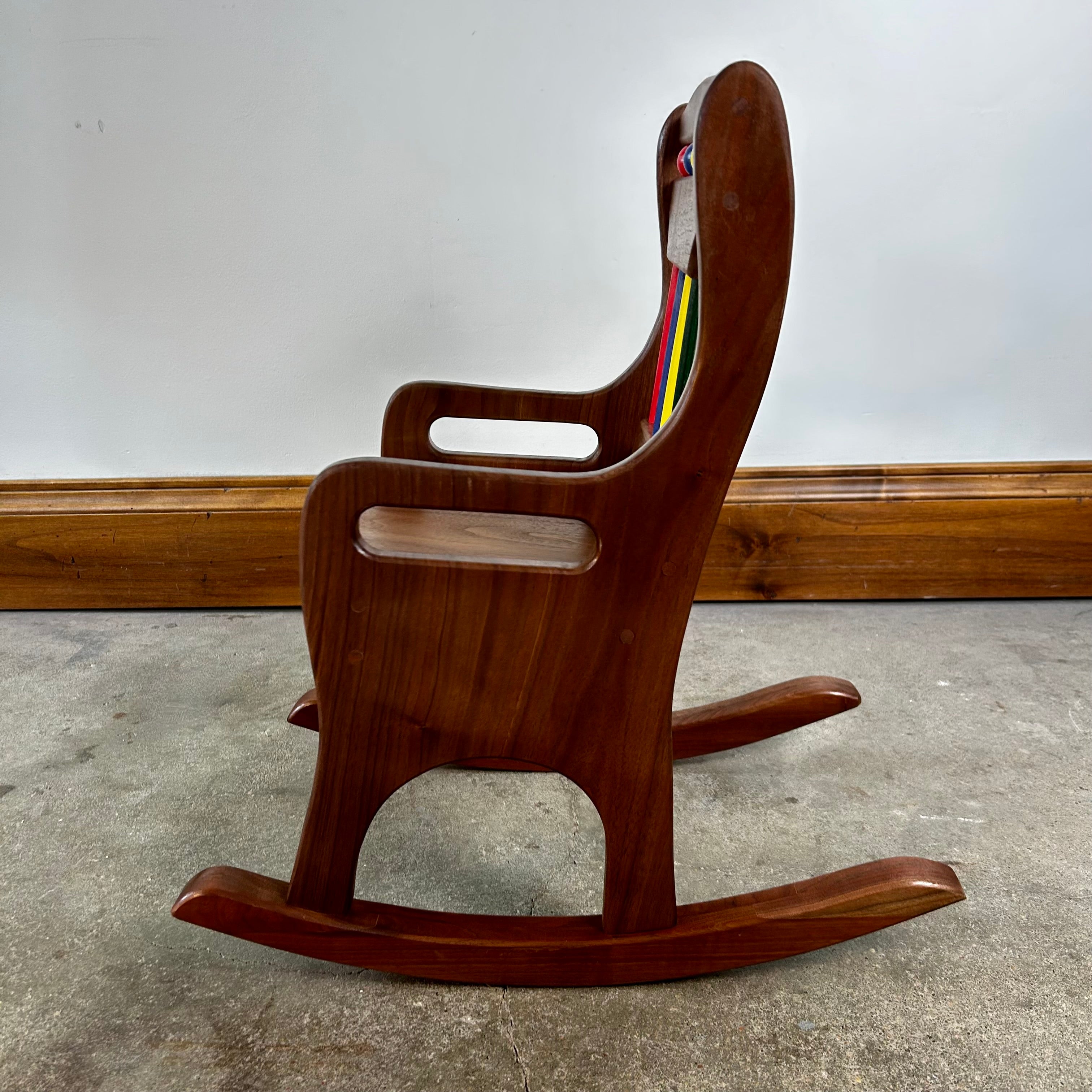 New! Child's Rocking Chair, Hand Crafted, Black Walnut