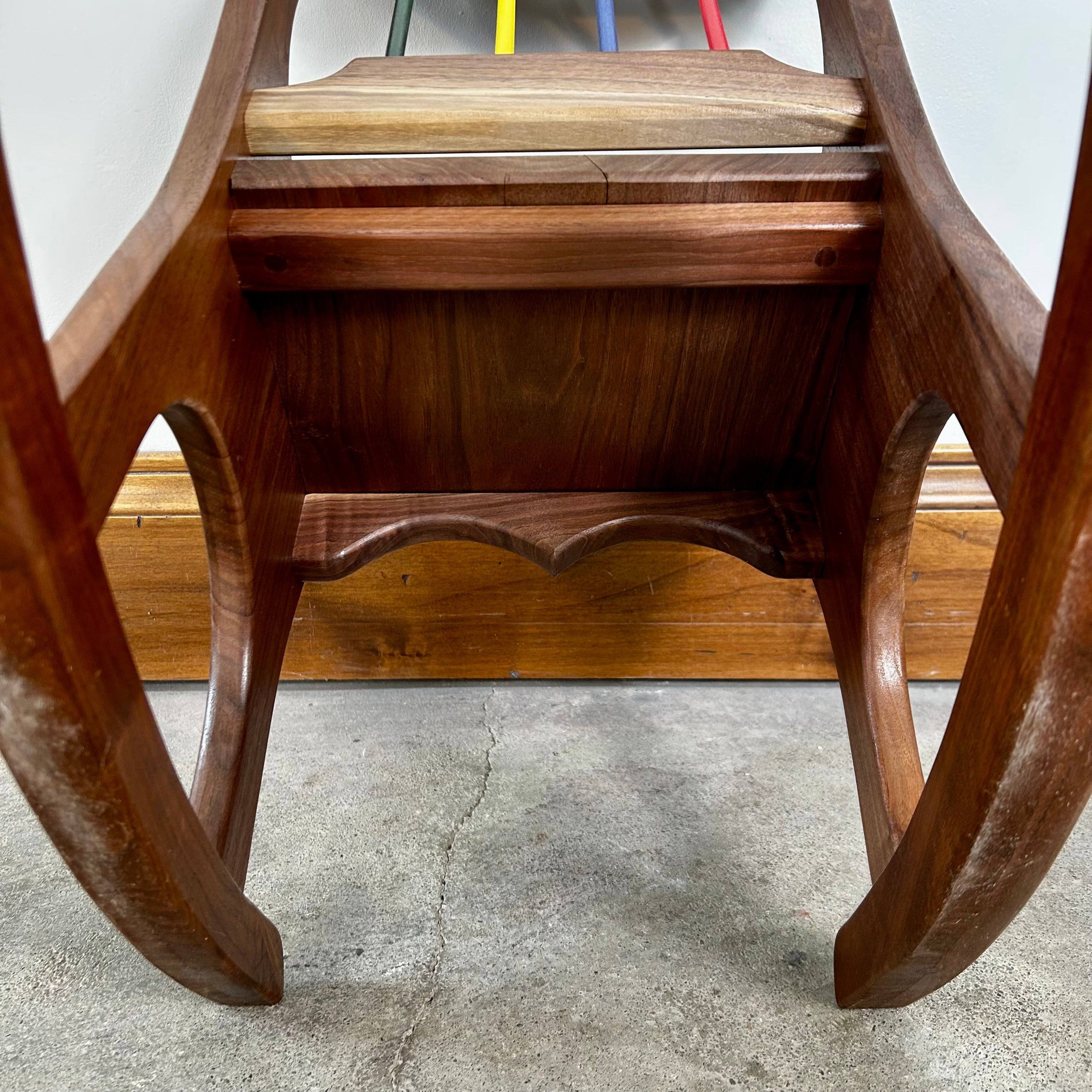 New! Child's Rocking Chair, Hand Crafted, Black Walnut