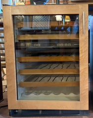 Sub Zero Under Counter Wine Fridge, Blond Wood Face, Sku: 033186
