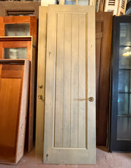 Door with Hardware, Notty Alder, Grey Wash, Sku: 033658