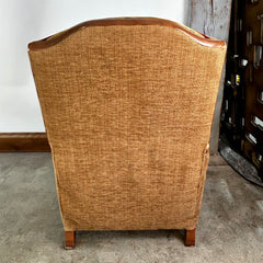 Bradington Young Recliner Arm Chair, Leather and Fabric Upholstery