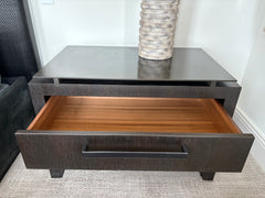 Antoine Prouly Night Stand w/ Metal Top, Floating, Sku: 032800