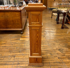 Newel Post, Antique Pine, Plant Stand, sku: 033726