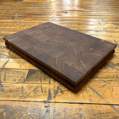 New Cheese Board, Black Walnut, End Grain, Custom Made, Don Archer, Sku: 033731