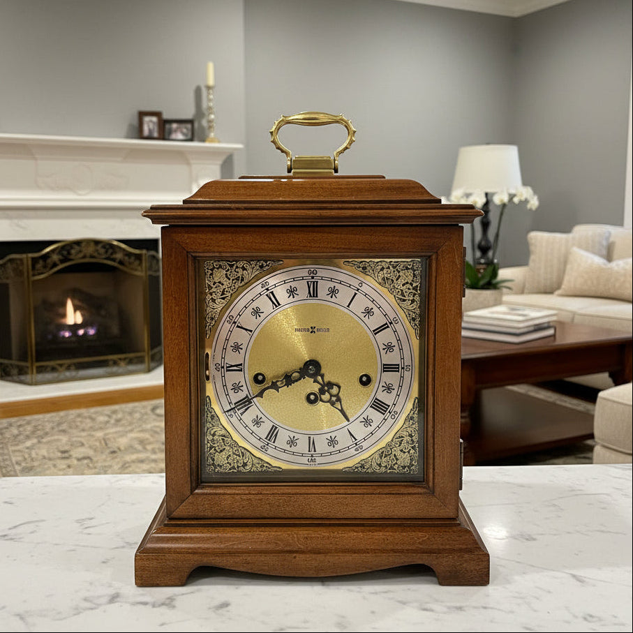 Howard Miller Clock, Mantel, Chiming with Key, 1900s, Sku: 033744