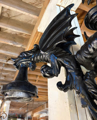 Kings Bay Gargoyle Light Post, (Giant) Pole Lamp, 5-Globe, sku: 2040
