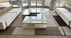 Large Beige Wool Area Rug, Custom Design, Contemporary Design, sku: 032789