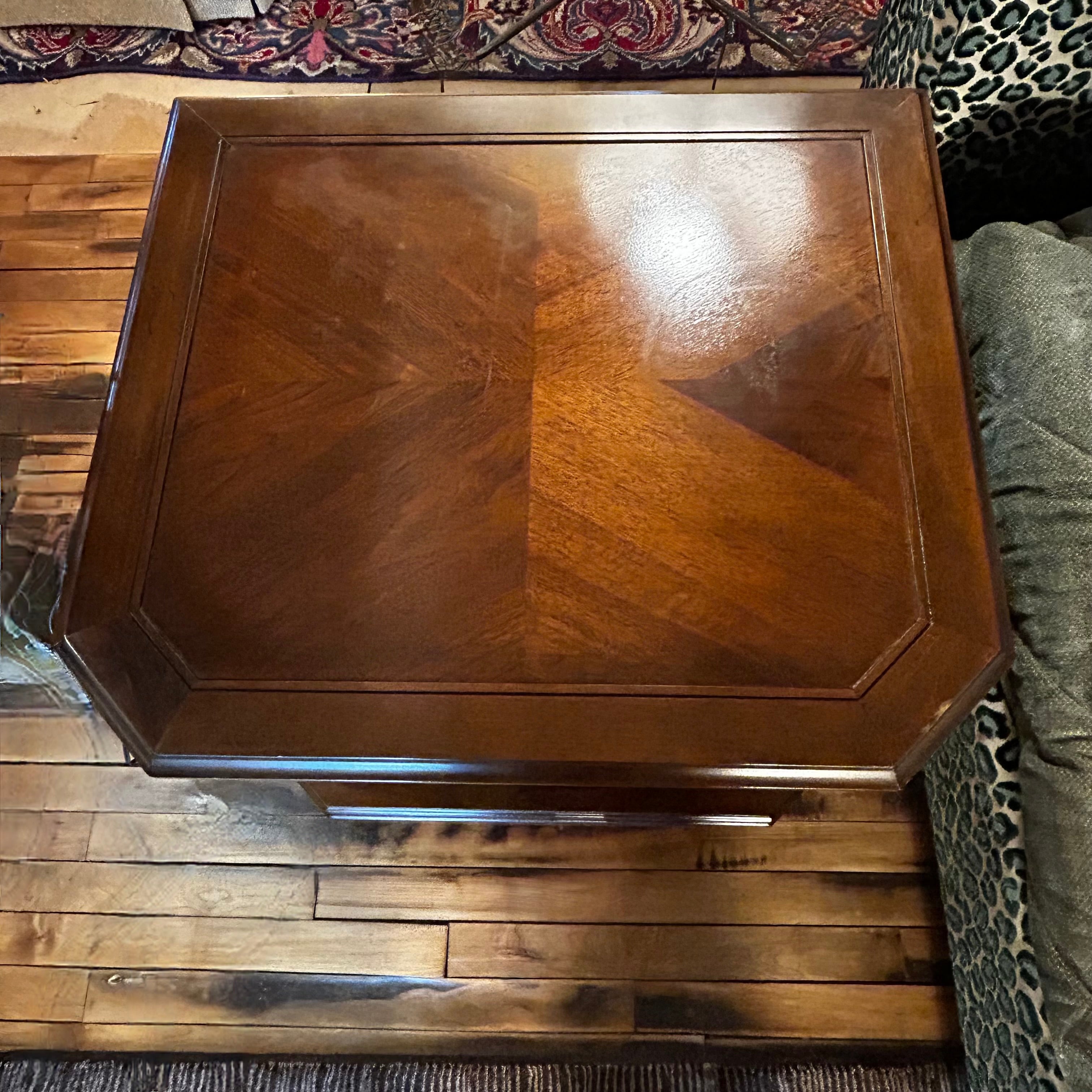 Mersman Night Stand, Side Cabinet, Vintage, Two Open Shelves