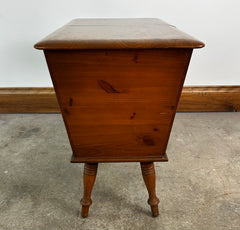 Side Table, Sewing Cabinet, Early American, Pinewood