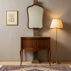 Imperial Wall Cabinet, Stone Top with Mirror, Vintage, Sku: 033827