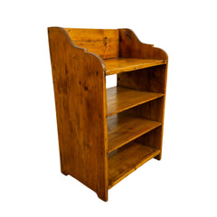 Small Pine Wall Shelf or Floor Shelving, Vintage